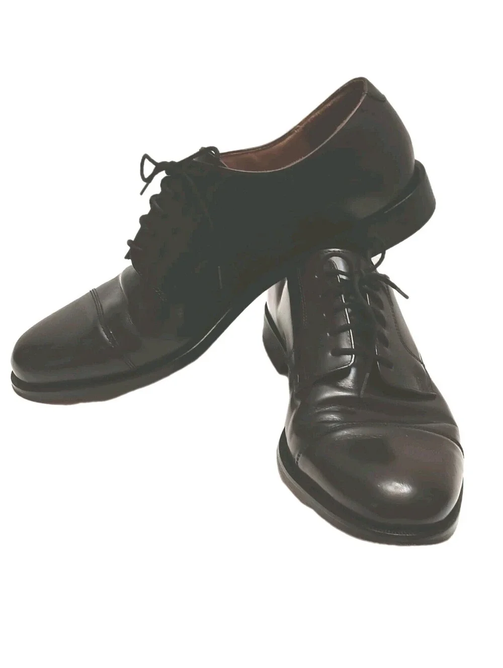 Cole Haan Mens Caldwell C02702 Burgundy Leather Oxford Dress Shoes Size 10.5 D